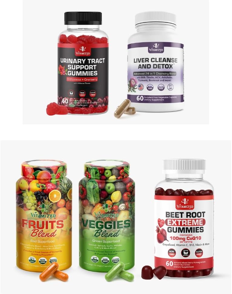 Complete Wellness Bundle: Elevate Your Health with Four Essential Supplements