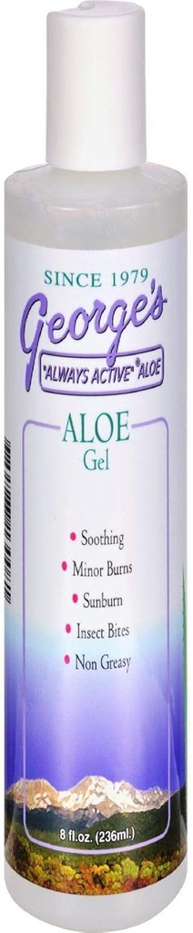 George's Aloe Vera Gel, 8 Ounce