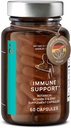 N°7 Immune Support Supplement - Immunity Boost with Echinacea - Natural Vitamin C from Acerola - Zinc - Andrographis - Grapefruit Seed Extract - Vegan Immune System Vitamins Complex - 60 Capsules