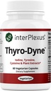 InterPlexus Thyro-Dyne - Iodine, Tyrosine & Plant Extracts for Thyroid Support- Gluten Free, Dairy Free, Soy Free - 60 Capsules (30 Servings)