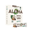 ALOHA Organic Plant Based Protein Bar MINIS |Coconut Chocolate Almond | 20 Count, 24g Bars | Vegan, Low Sugar, Gluten Free, Paleo, Low Carb, Non-GMO, Stevia Free, Soy Free, No Sugar Alcohols