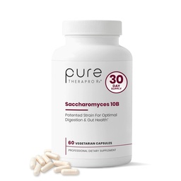 Pure Therapro Rx Saccharomyces Boulardii Probiotics 10 Billion CFU - Made in USA | No Fillers, Patented Strain: Lynside CNCM I-3799 Probiotics for Men and Women 60 Capsules