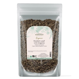 Starwest Botanicals Organic Mullein Leaf Cut & Sifted, 4 Ounces