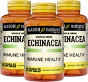 MASON NATURAL Echinacea, Immune System Booster, Supports Overall Health, Herbal Supplement, 60 Capsules (Pack of 3)