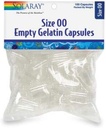 Solaray Empty Capsules Size 00 (Bag) | 100ct
