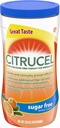 Citrucel Sugar Free Orange Flavor Methylcellulose Fiber Therapy Powder for Regularity, 16.9 ounce, Pack of 4
