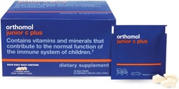 Orthomol Immun Junior C Plus, Kid's Multivitamin, Tangerine Flavor, 30-Day Supply