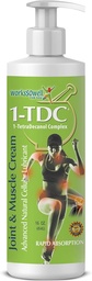 1tdc Joint & Muscle Relief Cream - Use On Back, Knee, Neck, Shoulder, Hip - Soothes Stiff Joints, Muscles, and Injuries in 5-10 Minutes - Relaxer - 16 oz