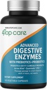 H4U Digestive Enzymes: Ultimate Health Solution with Probiotics, Prebiotics, and Enzymes for Both Women and Men. This Vegetarian Digestive Enzyme Supplement Contains 180 Capsules.