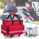 CURMIO Rolling Medical Bag with Wheels