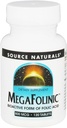 Source Naturals MegaFolinic 800mcg Bioactive Folic Acid, Brain & Cell Health - 120 Tablets