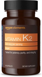   Elements Vitamin K₂ 100 mcg, 65 Capsules