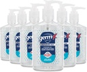 Germ-X Advanced Hand Sanitizer, Non-Drying Moisturizing Clear Gel, Instant and No Rinse Formula, Back to School Supplies College, Pump Bottle, 8 Fl Oz (Pack of 6)