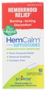 Boiron HemCalm Suppositories for Hemorrhoid Relief of Pain, Itching, Swelling or Discomfort - 10 Count