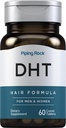 Piping Rock DHT Advanced Hair Formula | 60 Tablets | for Men and Women | Non-GMO, Gluten Free Supplement
